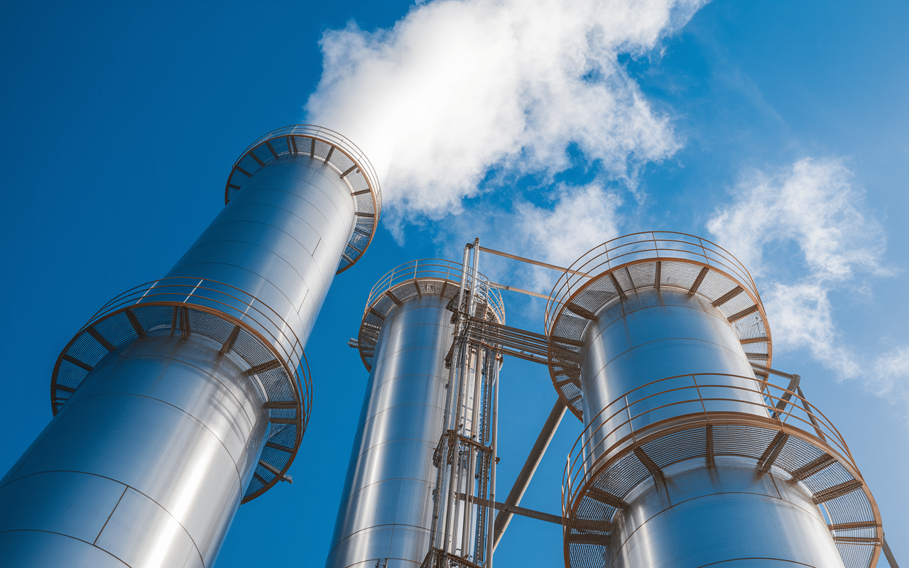 coupe colonne industrielle demistil separation liquide-vapeur