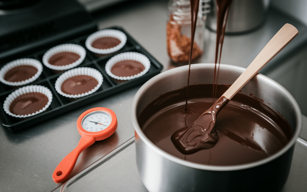 Faire une tablette de chocolat au lait maison étapes fabrication