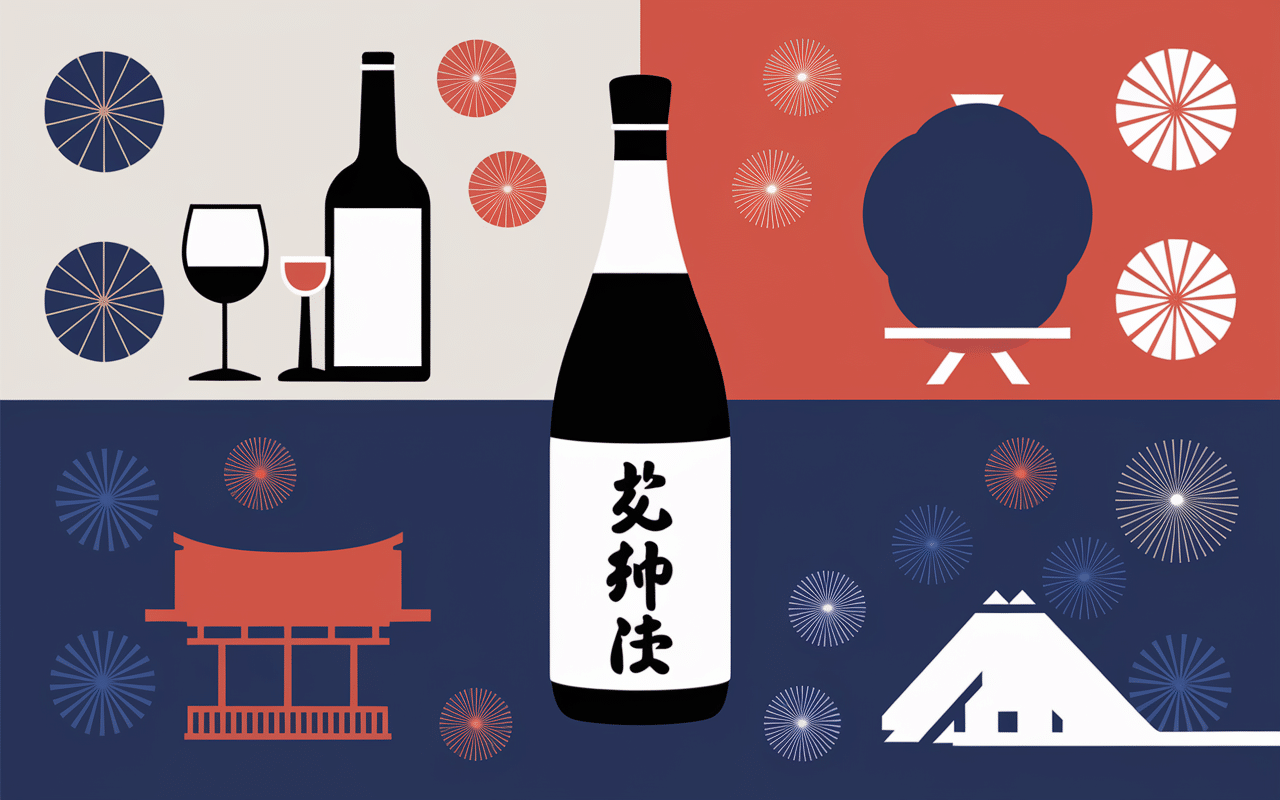 illustration heaven sake pont culture franco-japonaise