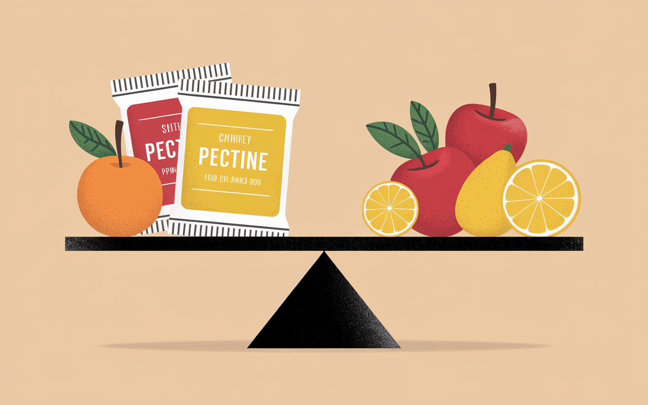par quoi remplacer la pectine balance naturel industriel