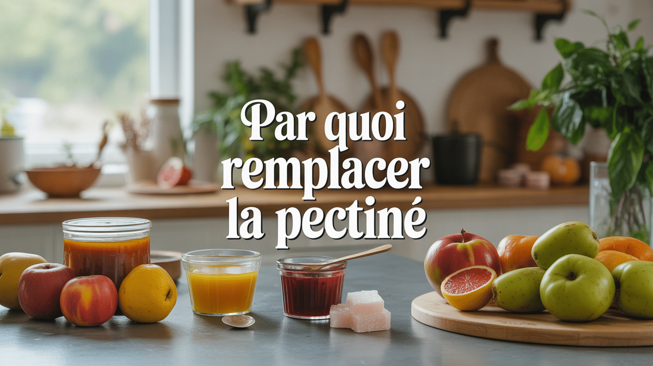 par quoi remplacer la pectine bocaux confiture fruits agar-agar