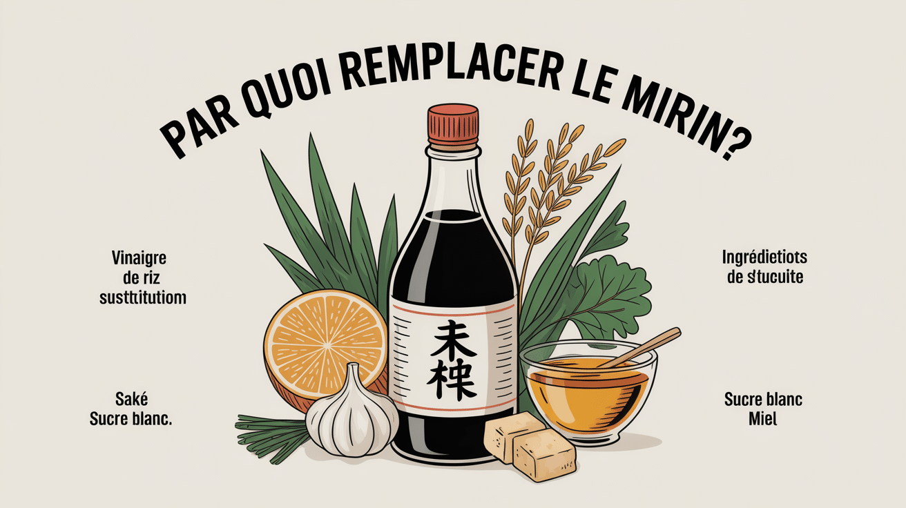 Par quoi remplacer le mirin en cuisine illustration ingrédients