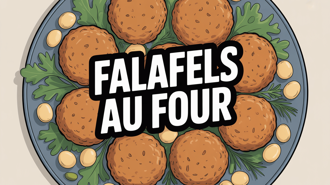 recette falafel au four plateau falafels dores