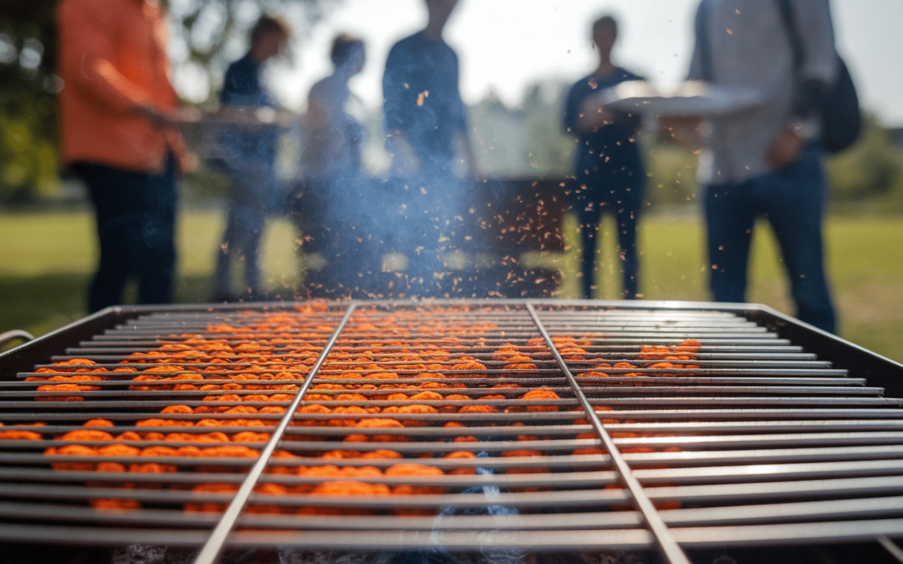 Rouille grille barbecue danger santé particules