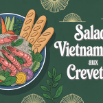 Bol salade vietnamienne crevette vermicelles légumes