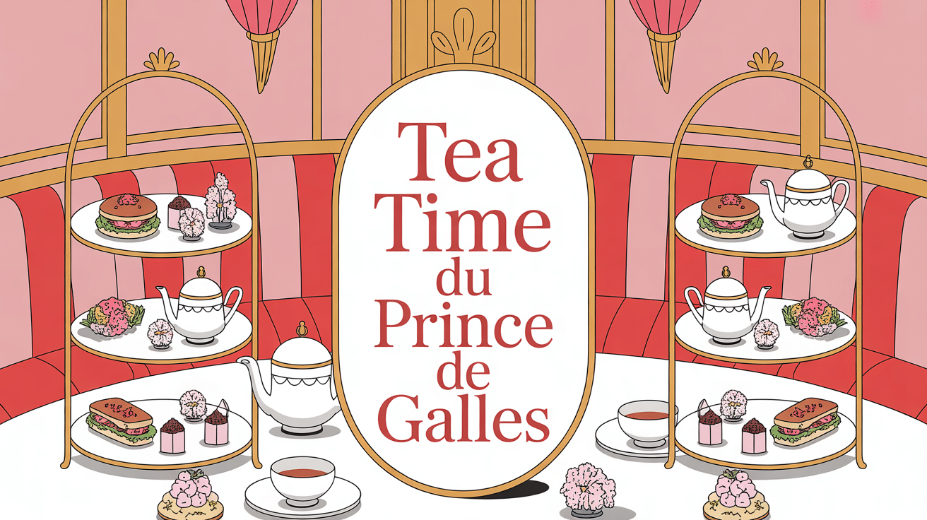 tea time prince de galles service à thé art déco