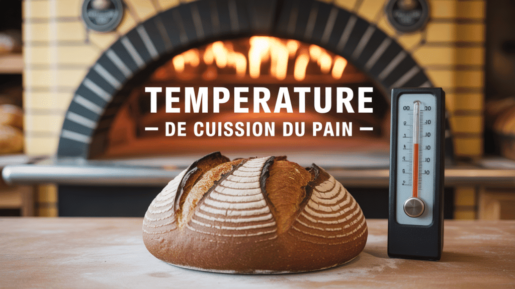 Pain artisanal et thermomètre temperature cuisson pain
