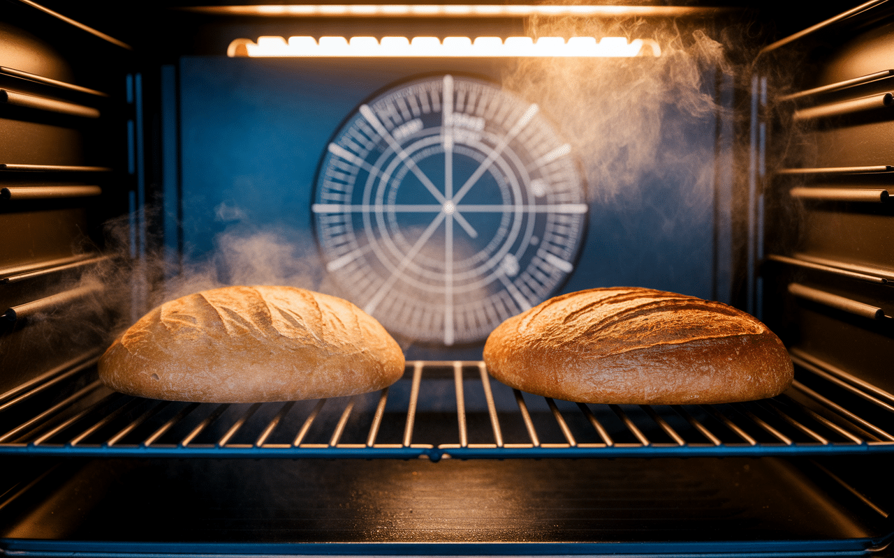 Pain en cuisson temperature cuisson pain four