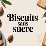 Biscuits sans sucre variés et ingrédients naturels