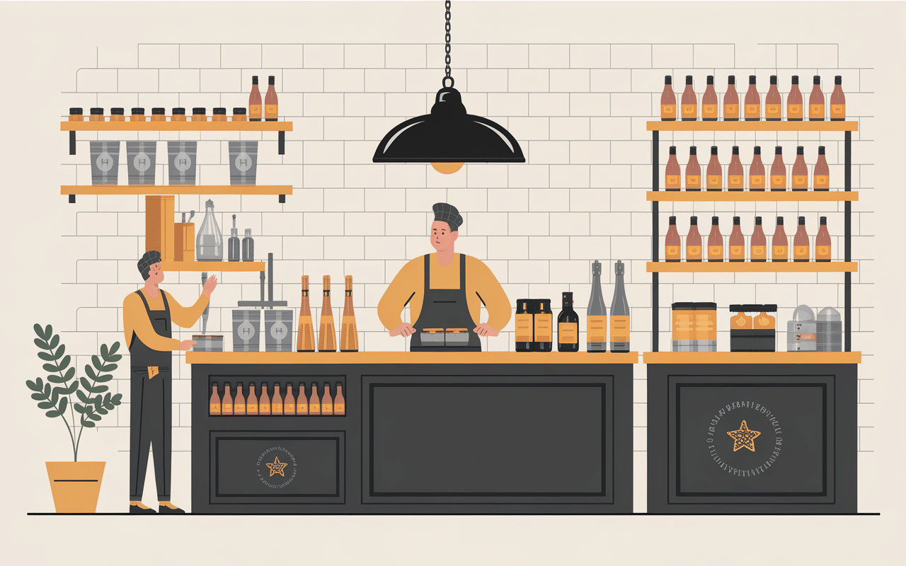 Microbrasserie brassage artisanal bière blonde moderne