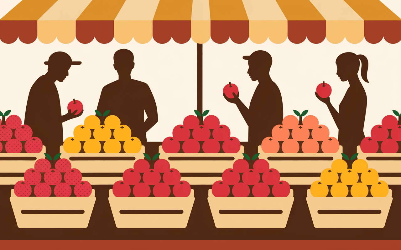 Marché poires saison variétés automne