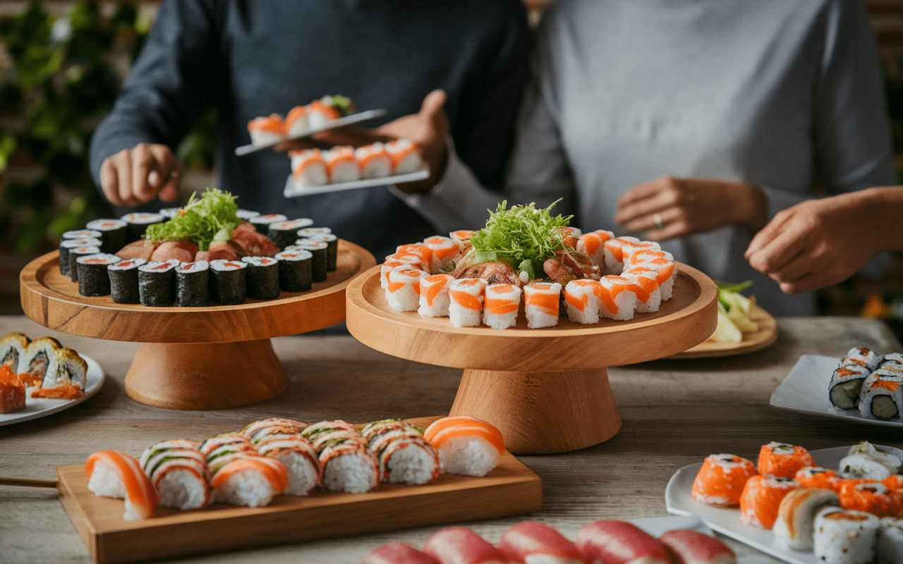 combien de sushi par personne selon convives