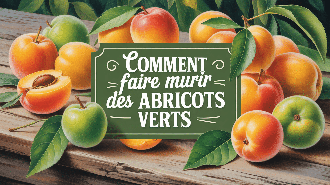 gros plan abricots verts et orange comment faire murir des abricots