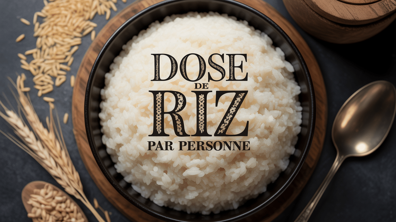 Bol de riz blanc dose riz par personne