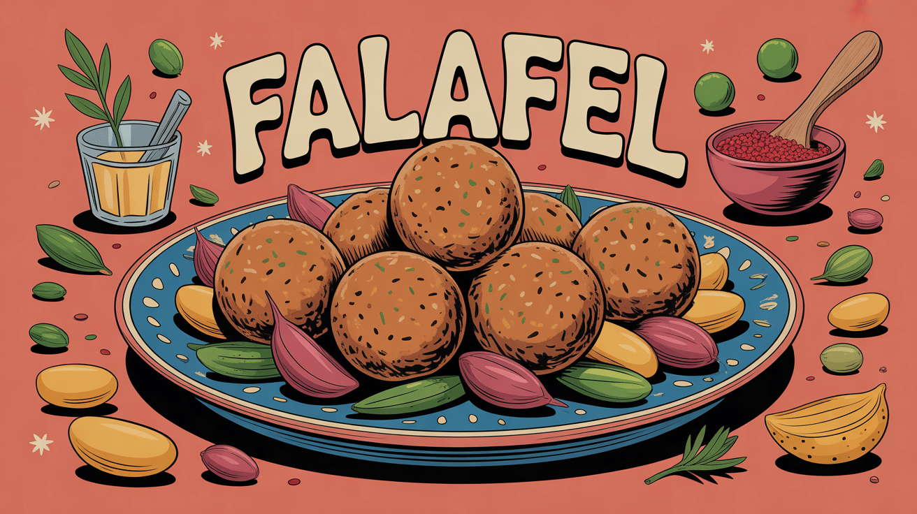 falafel origine boulettes épices pois chiches fèves