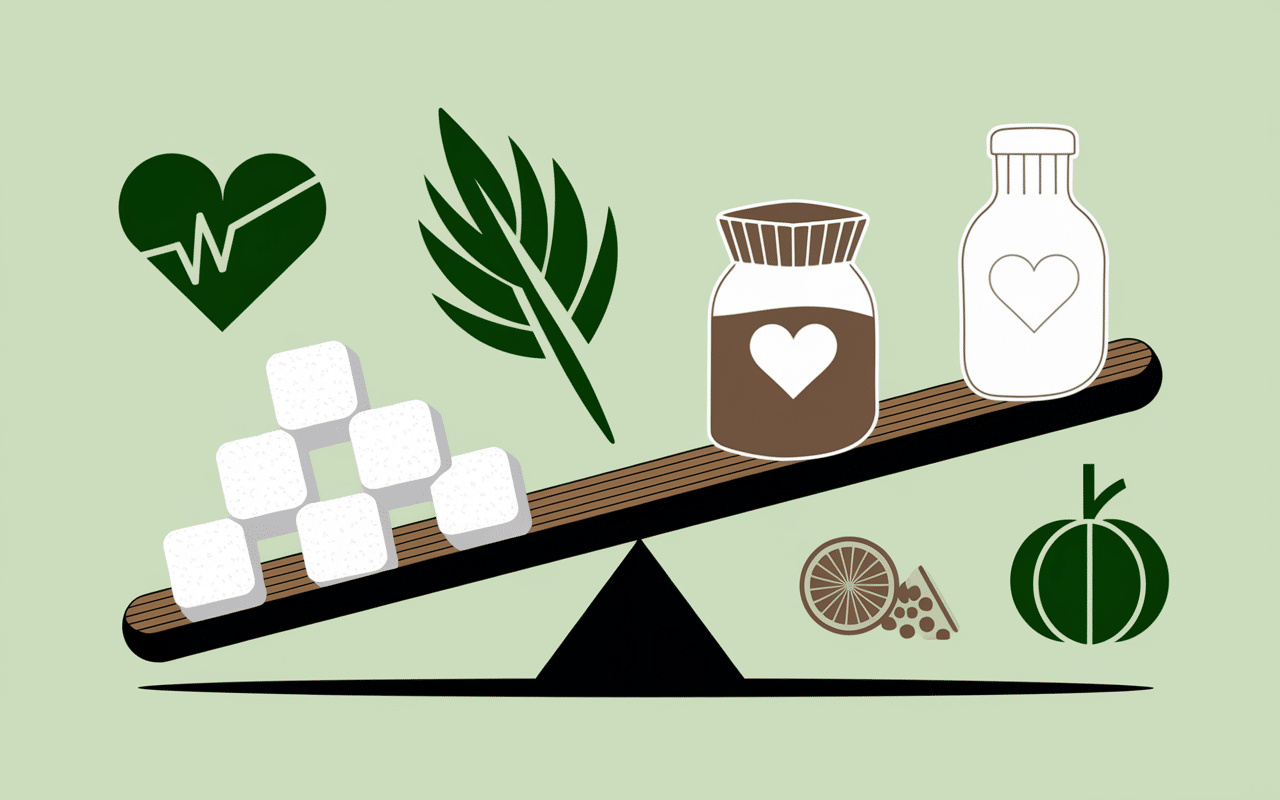 Balance nutrition cubes sucre et édulcorants flan sans sucre