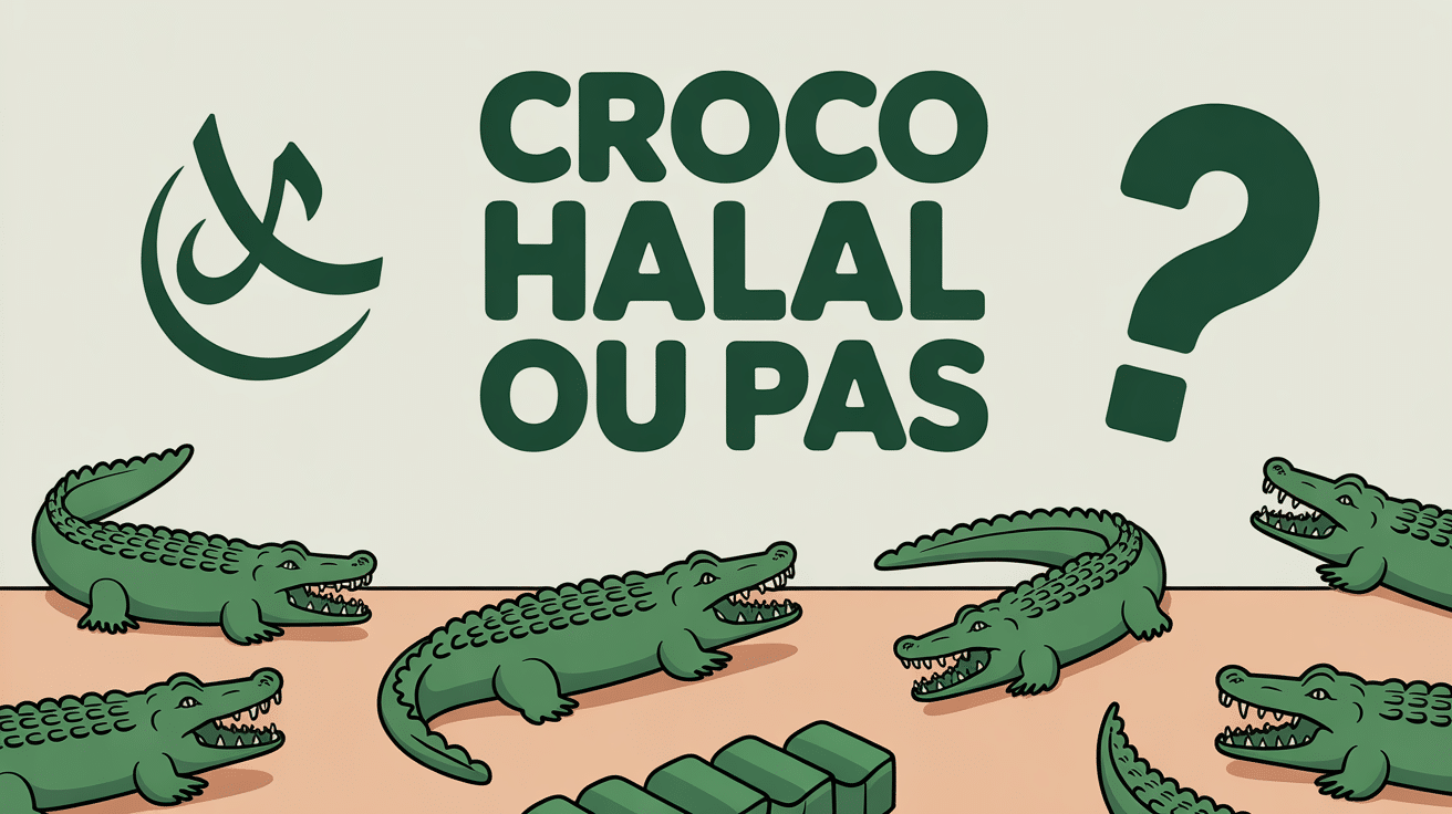 Haribo Croco halal ou pas visuel bonbons crocodiles et symbole islamique