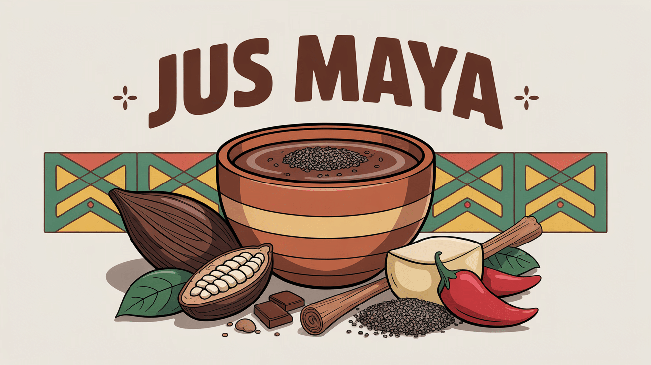 Bol jus maya avec cacao chia vanille piment