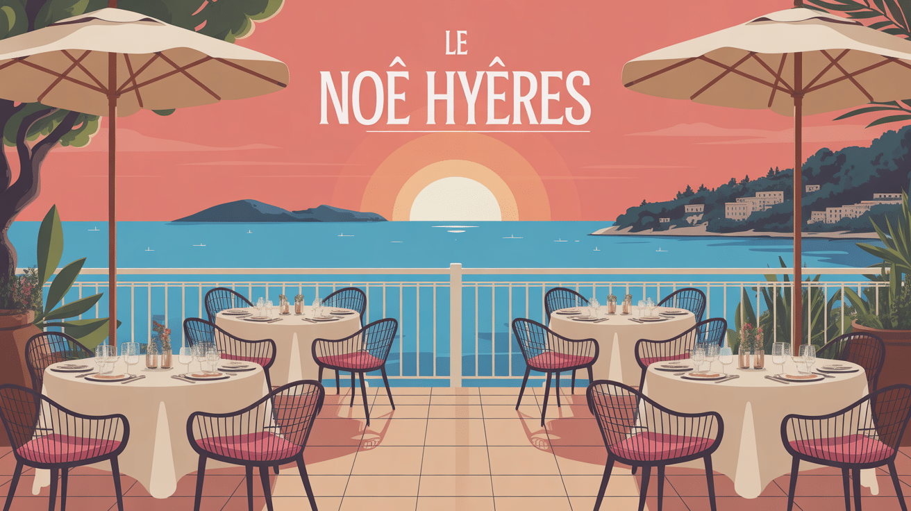le noe hyeres restaurant mediterraneen terrasse vue mer