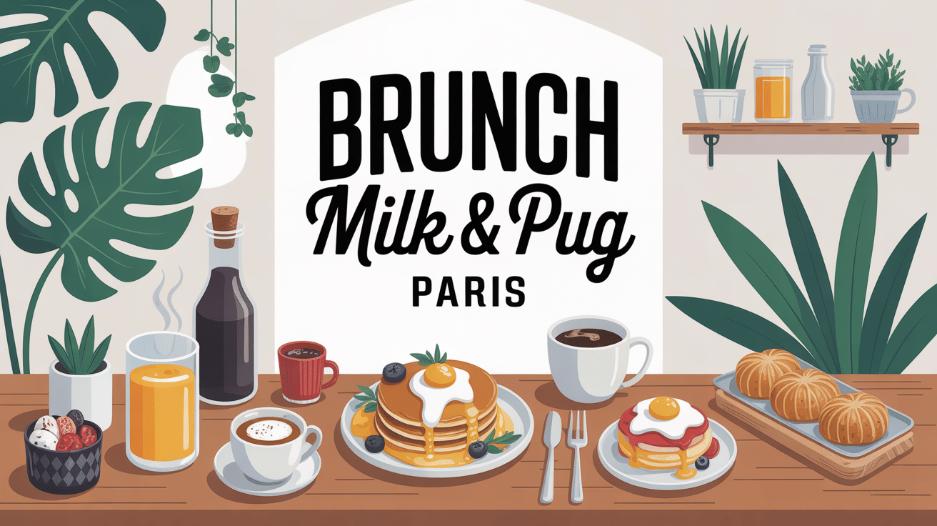 milk & pug - brunch cosy à paris avec pancakes et oeufs