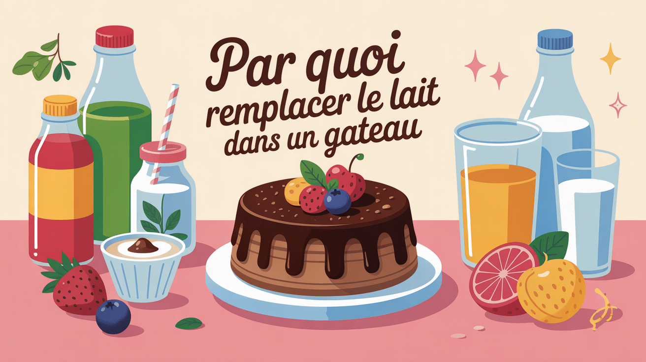 Par quoi remplacer le lait dans un gâteau alternatives visuelles