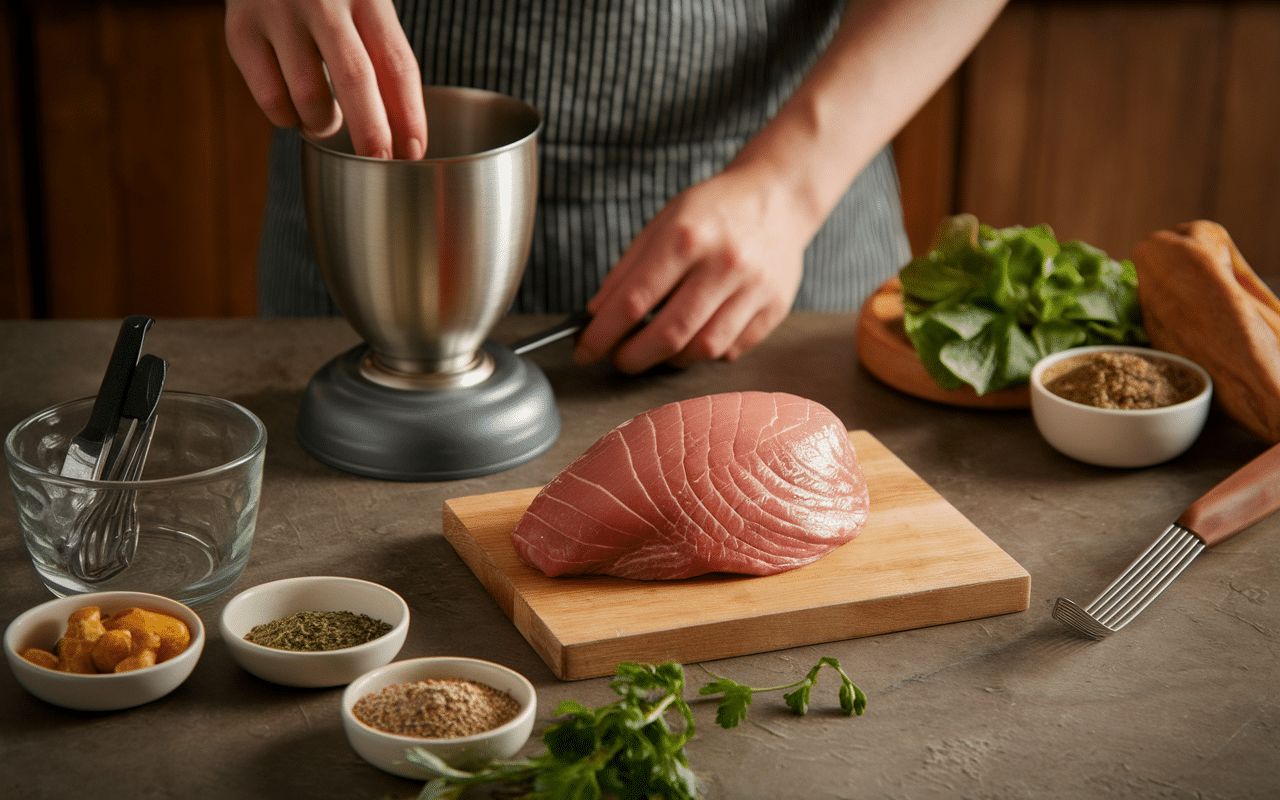 Étapes fabrication paté de foie maison cuisine artisanale