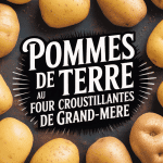 Pommes de terre au four croustillantes façon grands-mères dorées sur plaque