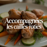 quels légumes pour accompagner les cailles rôties assiette gastro légumes