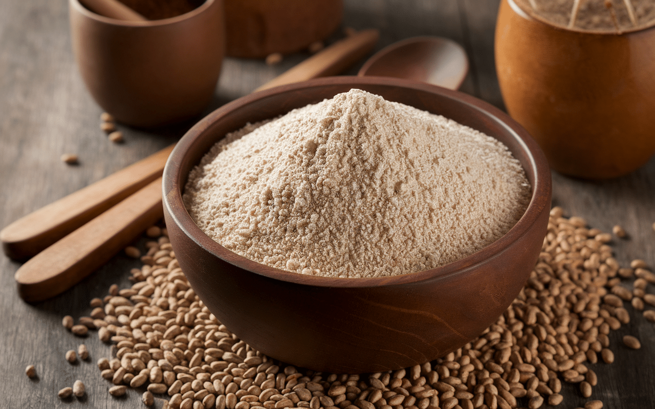 farine et grains pour crêpes à la farine de sarrasin