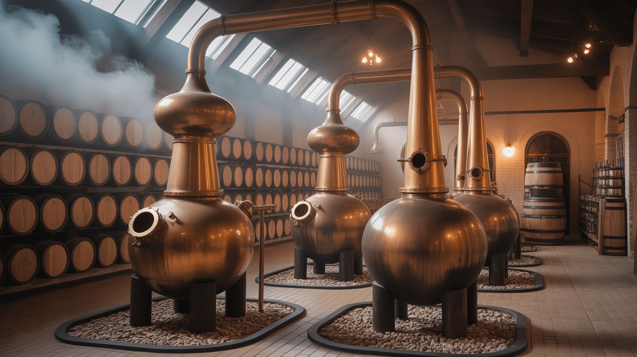 alambics cuivre lagavulin single malt distillerie