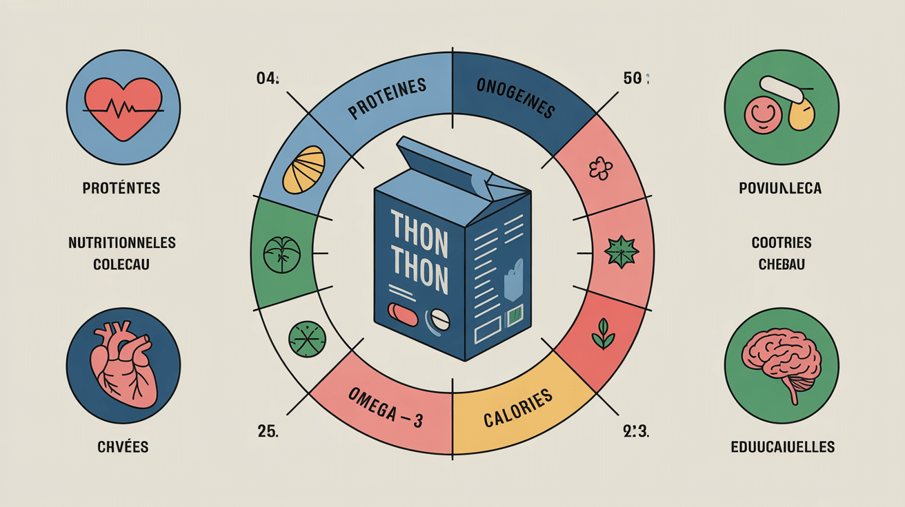 infographie nutrition boite de thon
