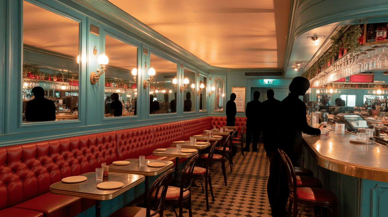 café jeannette intérieur bistrot vintage