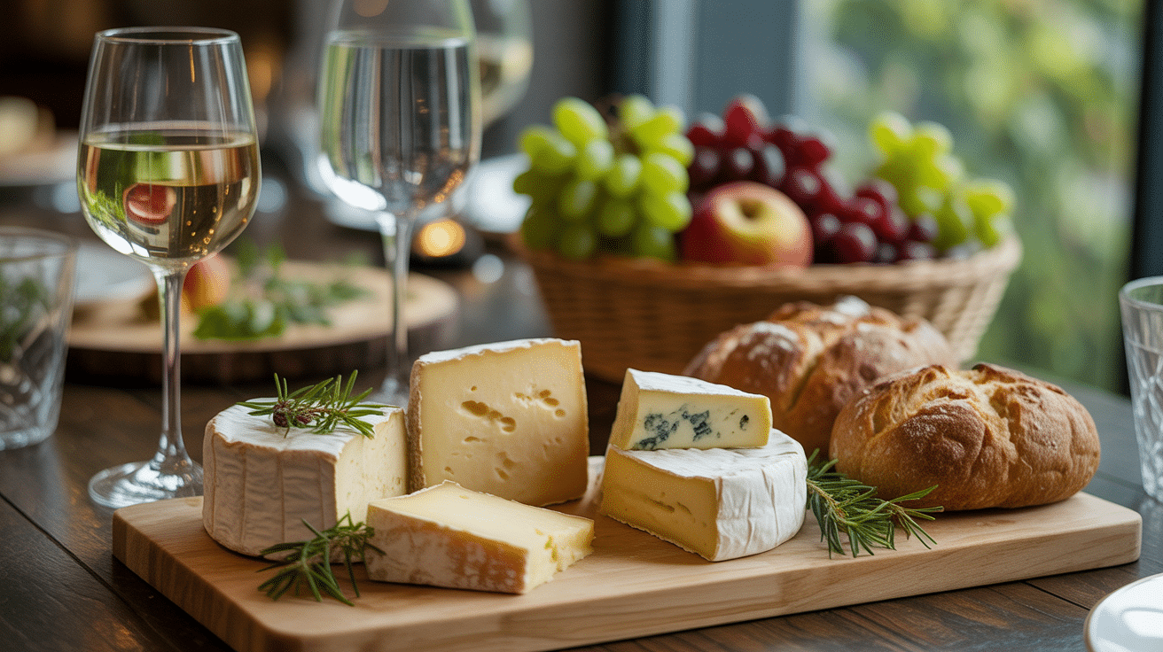 Dégustation cheese royal vin et fruits