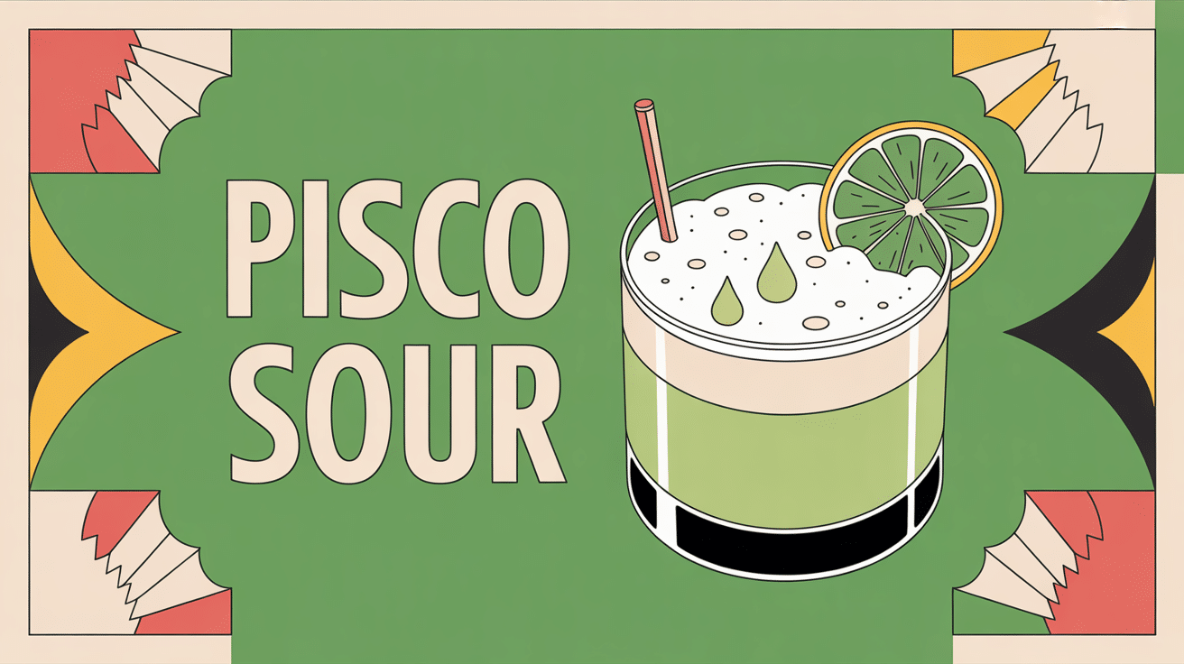 drink pisco sour mousseux verre élégant Pérou