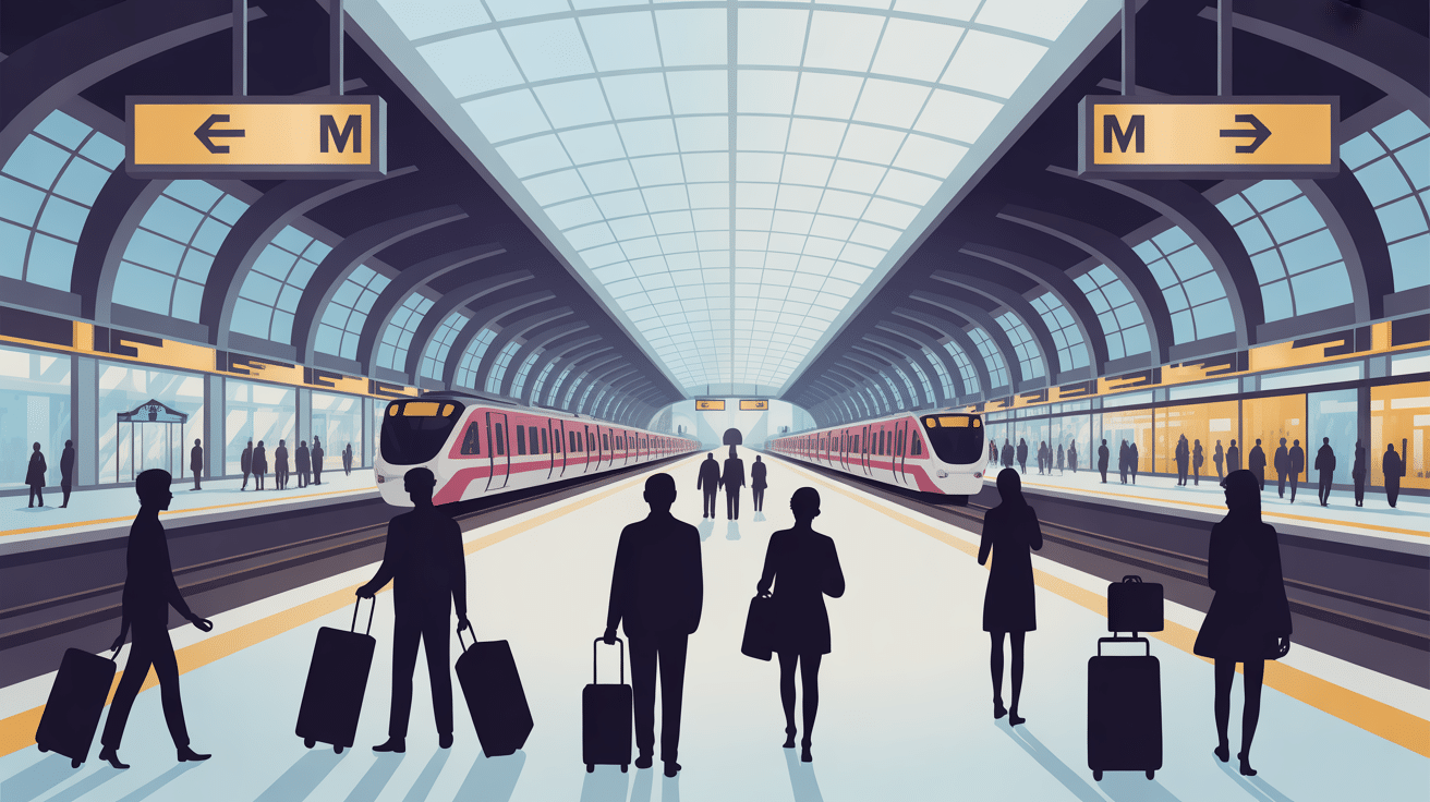 Gare moderne et vie urbaine à le Paris Montparnasse