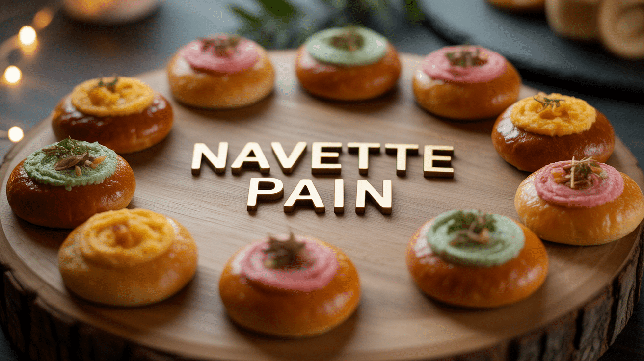 Plateau apéritif navette pain doré et varié