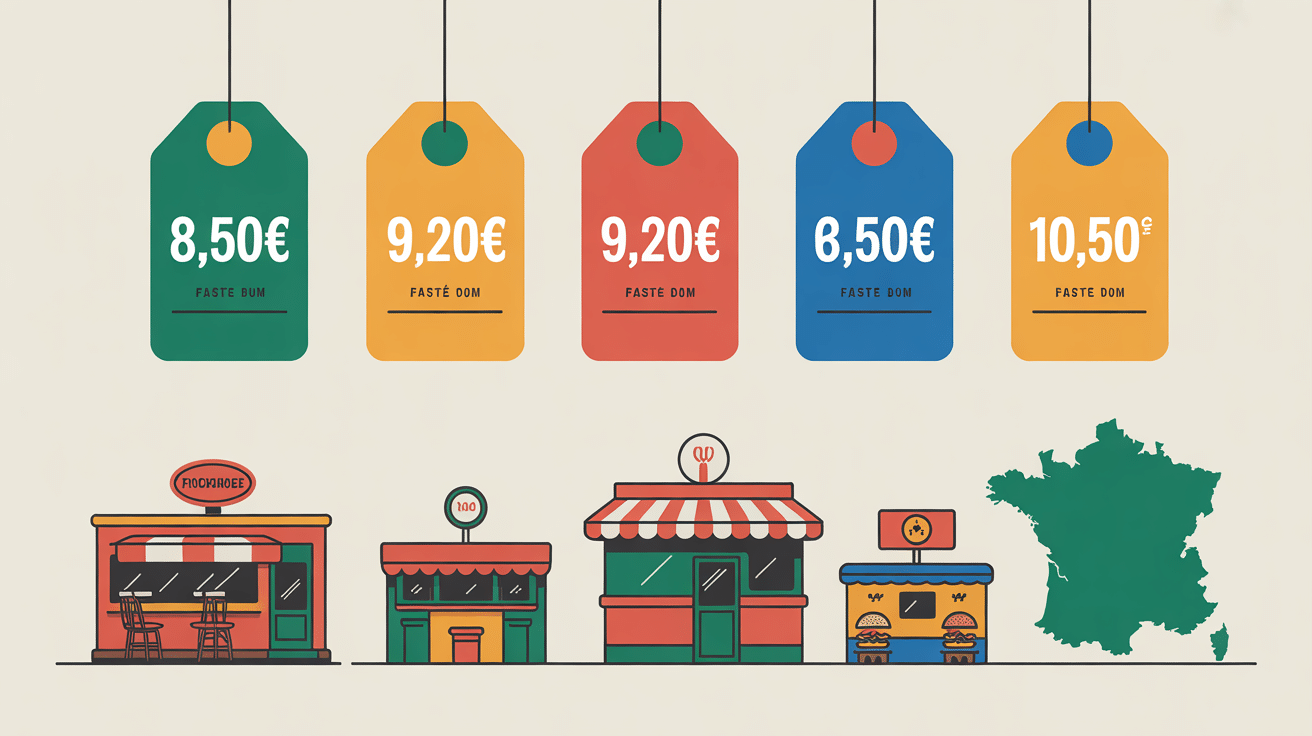 tarifs prix menu maxi best of France