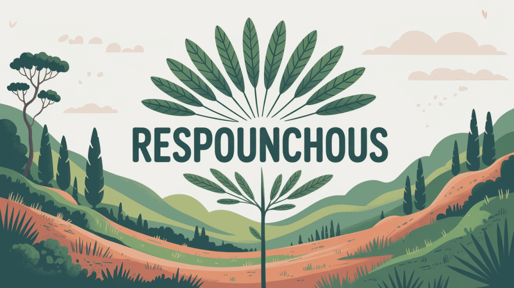 illustration respounchous plante sauvage paysage printanier
