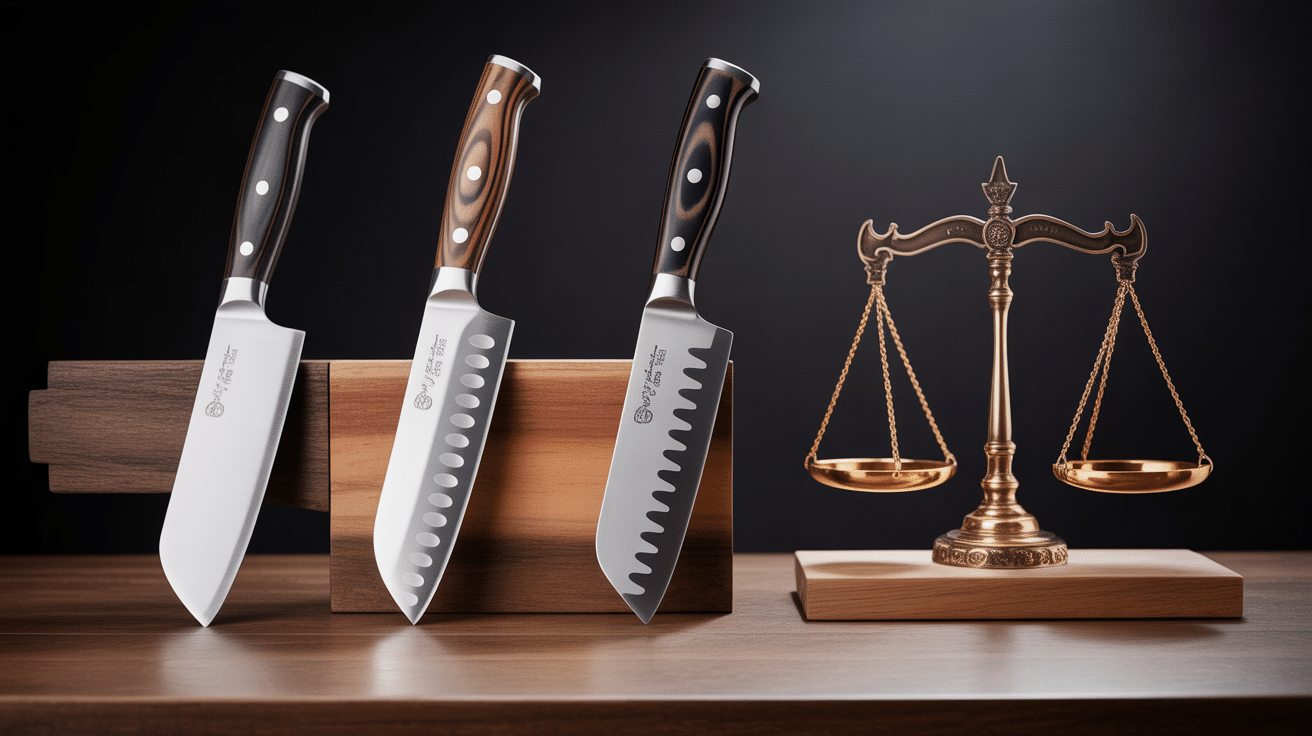 santoku couteau différents modèles prix comparaison