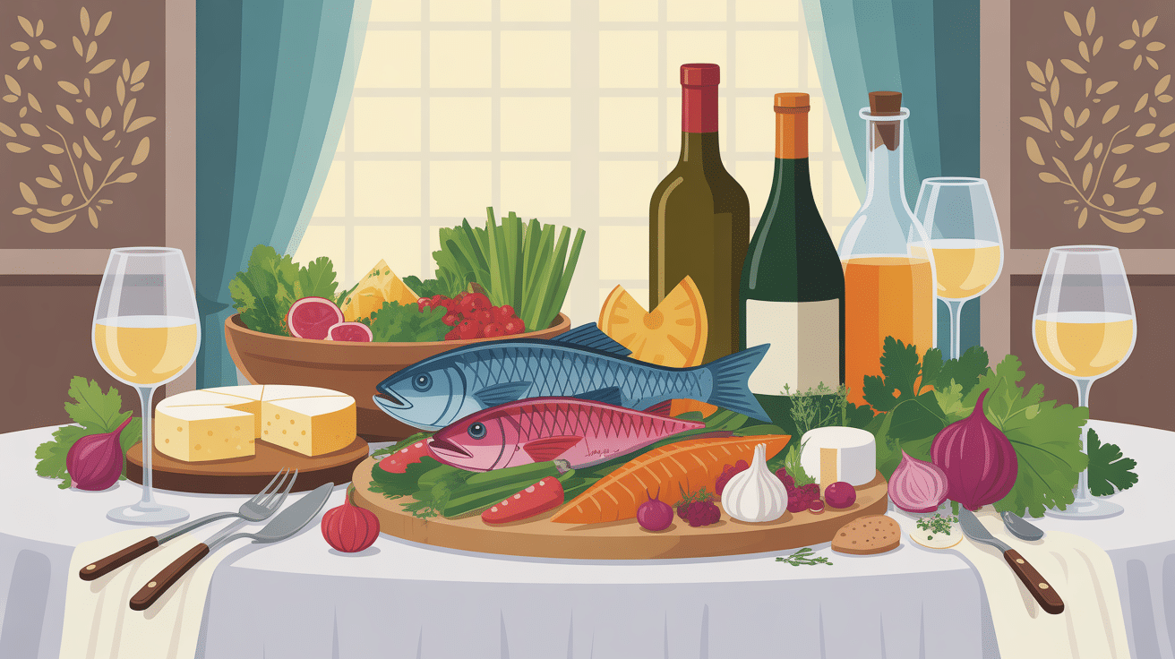 Table de spécialités régionales restaurant gastronomique Nantes