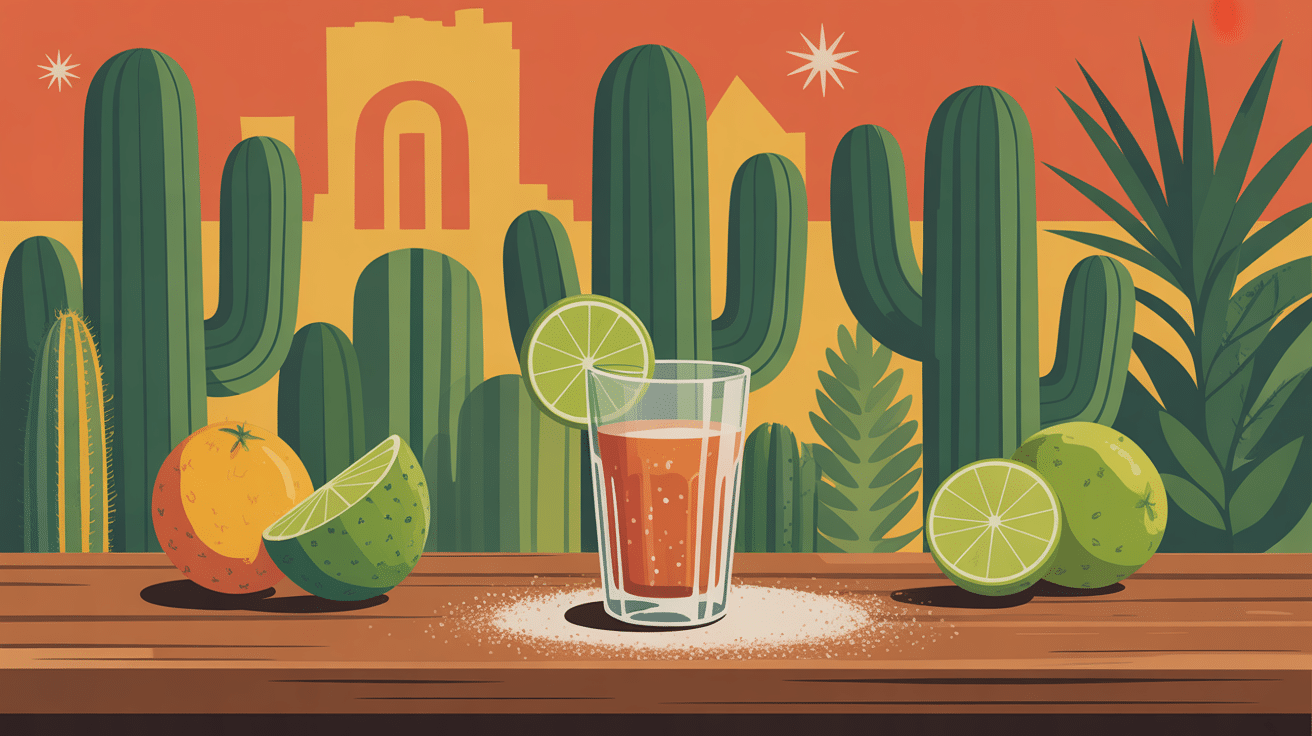 tequila paf bar mexicain citron sel verre shot