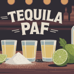tequila paf verres bouteille citron sel bar