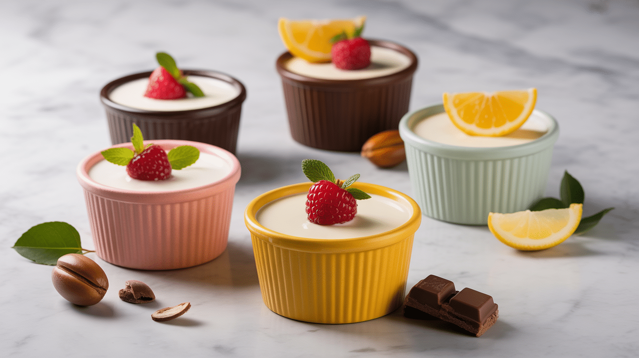 différentes versions semoule au lait thermomix chocolat fruits agrumes