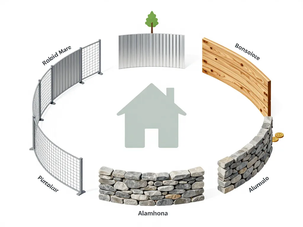 cloturation matériaux grillage bois composite coût