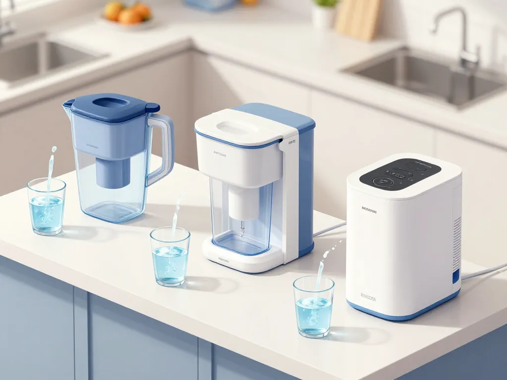 filtre eau robinet comparatif types filtration