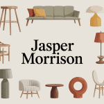 Illustration minimaliste Jasper Morrison mobilier contemporain