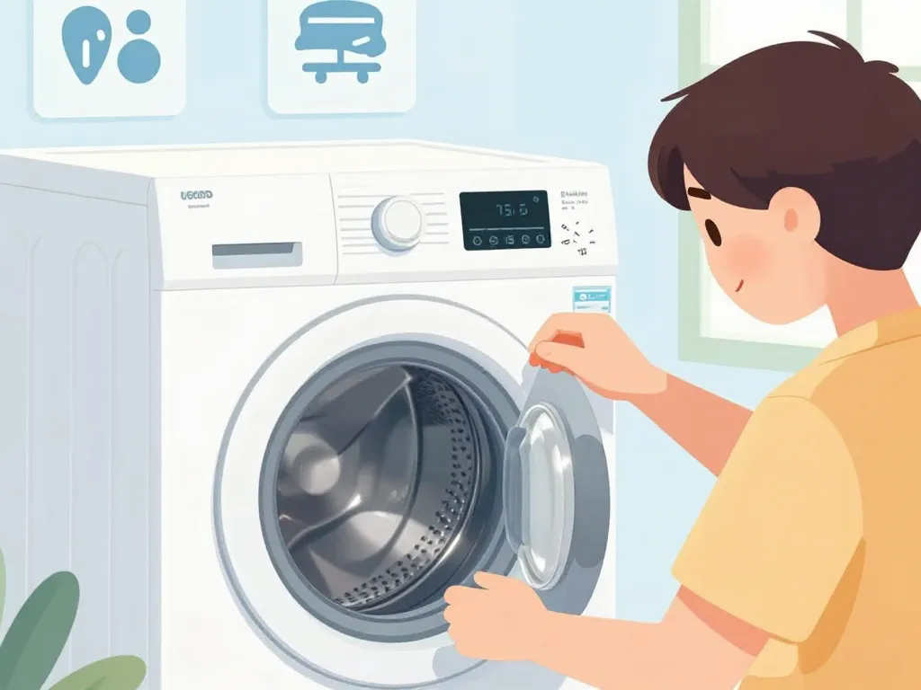 personne inspecte machine a laver en occasion critères essentiels