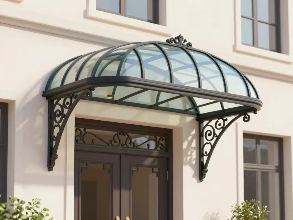 marquise marquise verriere structure facade