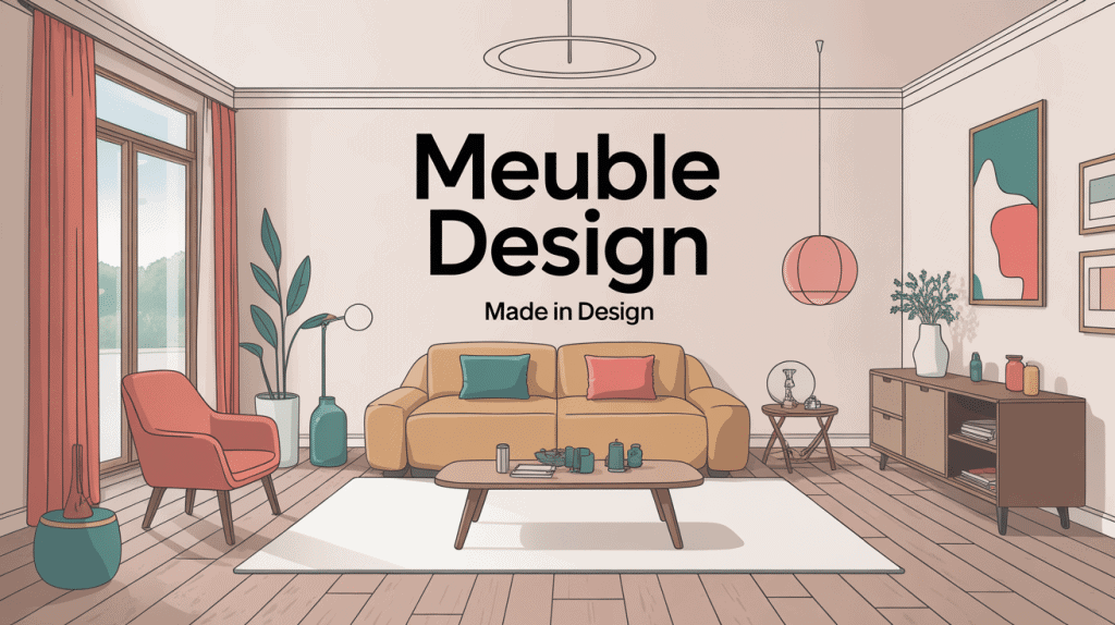 meuble design made in design illustration pièce contemporaine