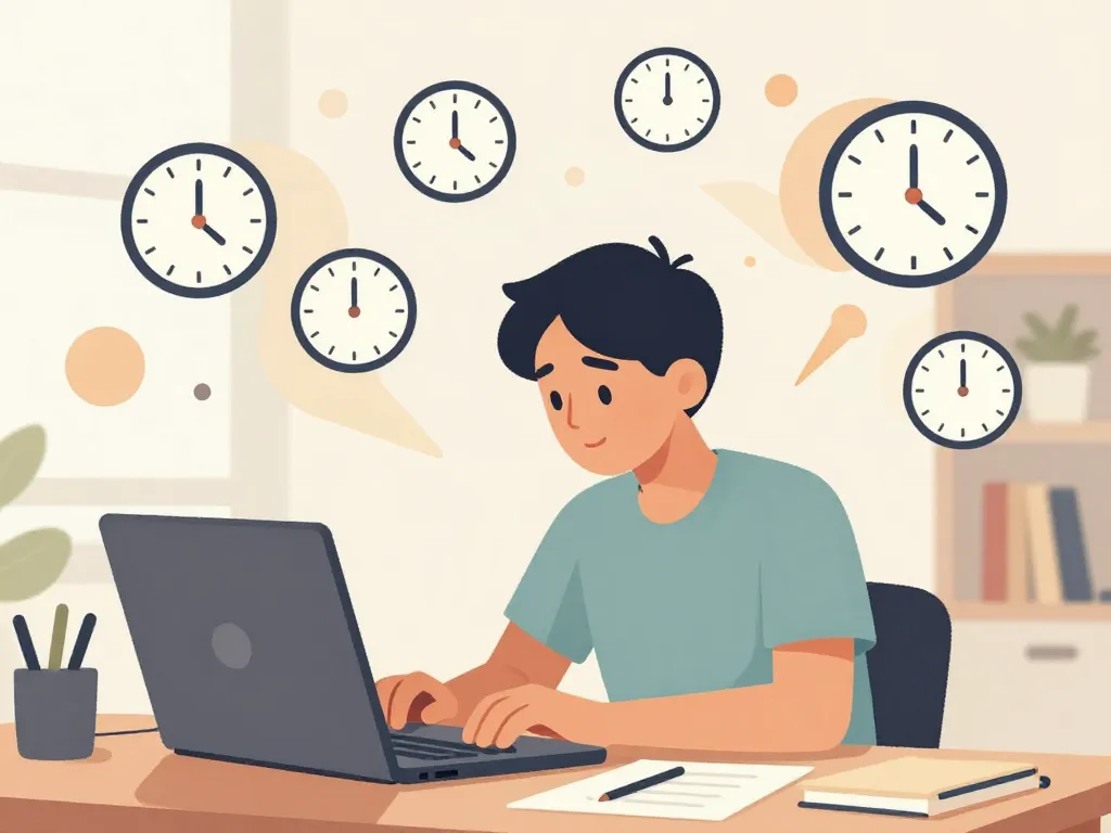 minuteur 15 minutes productivité organisation blocs de temps